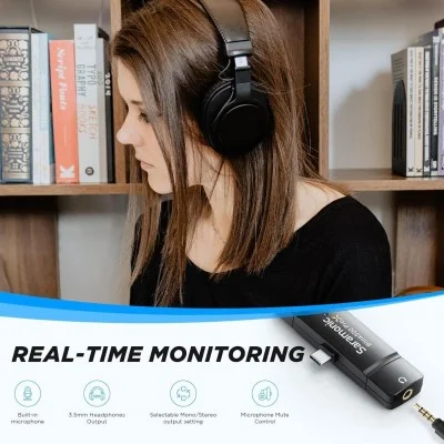 Saramonic Type-C 2.4G Dual Channel Wireless Microphone with Charging Case